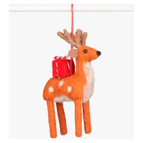 John Lewis Felt Deer Present Decoration