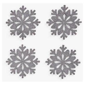 John Lewis Snowflake Felt Coasters