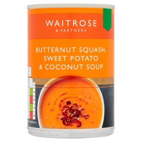 Waitrose Butternut, Sweet Potato Coconut Soup