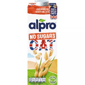 Alpro Oat No Sugar Long Life Dairy Free Milk Alternative