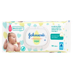 johnson's cotton touch baby wipes
