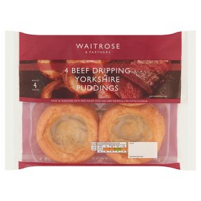 Waitrose 4 Beef Dripping Yorkshire Puddings