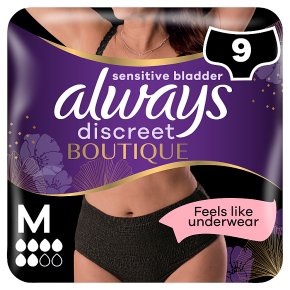 Always Discreet Underwear Incontinence Pants Plus M