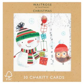 Waitrose Christmas Santa Charity Cards