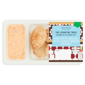 Levantine Table Mini Pitta Breads Sumac Spiced Yogurt