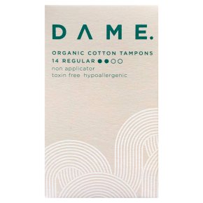 DAME Organic Cottton Regular Tampons