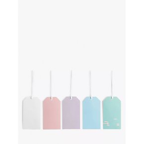 John Lewis Pastel Luggage Tags