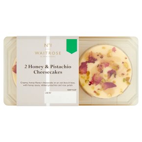 No.1 2 Honey & Pistachio Cheesecakes