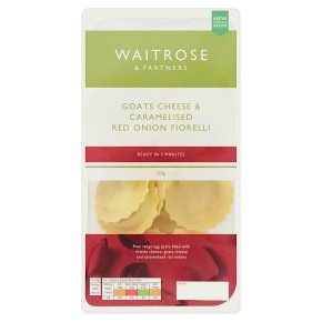Waitrose Goats Cheese & Red Onion Fiorelli
