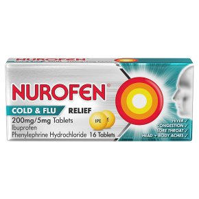 Nurofen Cold & Flu Relief Ibuprofen Tablets