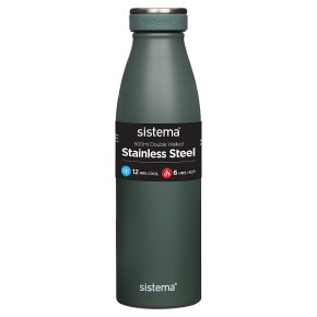 Sistema 500ml Stainless Steel Bottle Assorted Colours