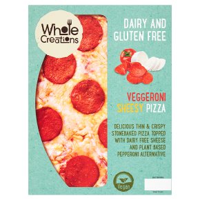 Whole Creations Dairy & Gluten Free Veggeroni Pizza