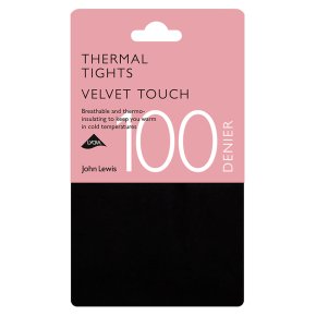 John Lewis 100D black thermal tights