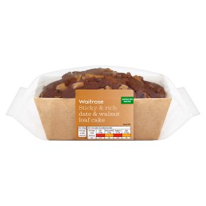 Waitrose Sticky & Rich Date & Walnut Loaf