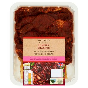 Waitrose BBQ Pork King Kebab