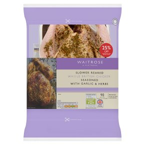 Waitrose Whole Chicken With Garlic And Herbs