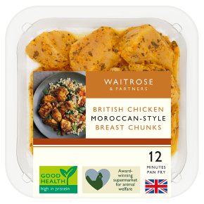 Waitrose Moroccan Style Chicken Breast Chunks