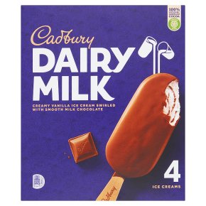 Cadbury Dairy Milk Ice Creams