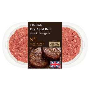 No.1 Dry Aged Britsh Beef 2 Steak Burgers