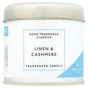 Wax Lyrical Linen & Cashmere Tin