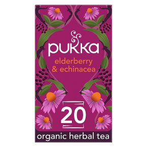 Pukka Elderberry & Echinacea 20 Fruit Tea Sachets