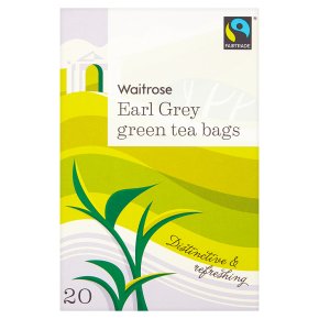 Waitrose Earl Grey Green Tea 20s