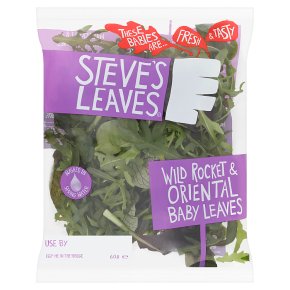 Steve's Leaves Wild Rocket & Oriental Baby Leaves