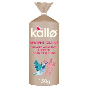 Kallo Ancient Grains Amaranth & Linseed Corn Cake Thins