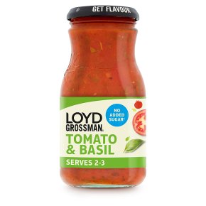 Loyd Grossman No Added Sugar Tomato & Basil Sauce