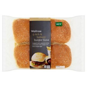 Waitrose rich & buttery burger buns