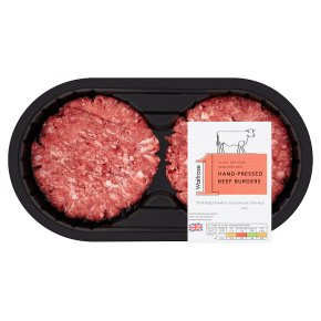 No.1 Hand-Pressed Beef Burgers