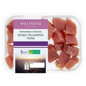 Waitrose Diced Yellow Fin Tuna