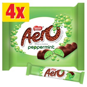 Aero Bubbly Peppermint Mint Chocolate Bar Multipack