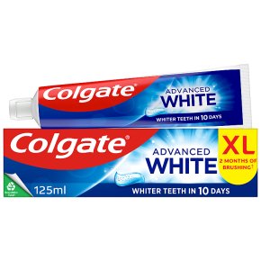 white colgate toothpaste