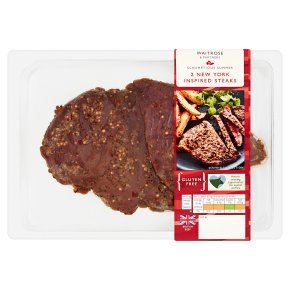 Waitrose 2 New York Inspired Steaks