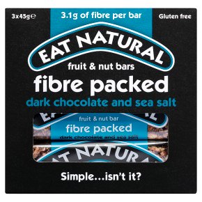 Eat Natural Fibre Packed Dark Chocolate & Sea Salt