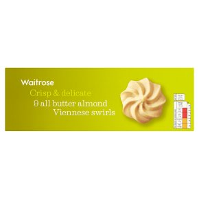 Waitrose 9 butter almond Viennese swirls