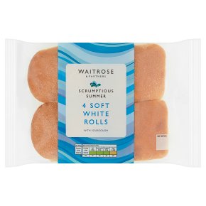 Waitrose Soft White Rolls with Sourdough