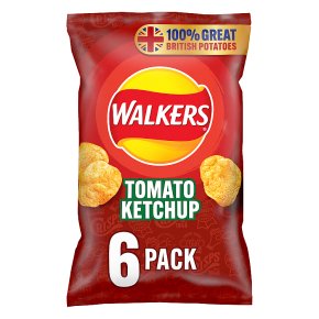 Walkers crisps tomato ketchup