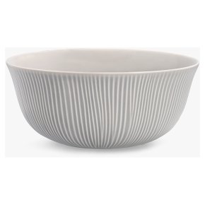 Leckford Farm Fine China Mixing Bowl, 435ml, Grey