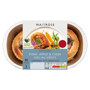 Easy to Cook Pork, Apple & Cider Vol-au-Vents