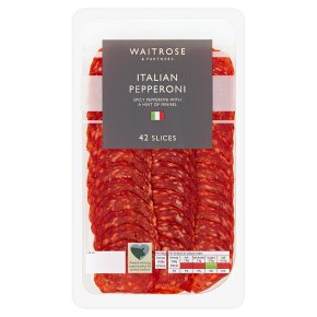 Waitrose Italian Pepperoni 42 Slices