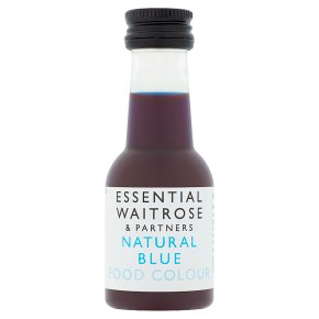 essential Waitrose Natural Blue Food Colour