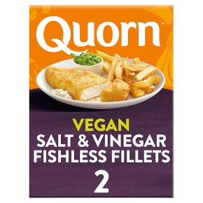 Quorn 2 Battered Fishless Salt & Vinegar Fillets
