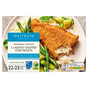 Waitrose Frozen 2 Mild & Delicate Dusted Cod