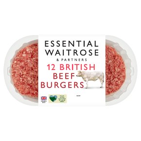 Essential 12 British Beef Burgers