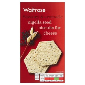 Waitrose Nigella Seed Biscuits for Cheese