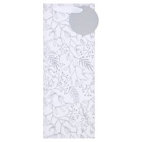 Silver Mistletoe Bottle Bag