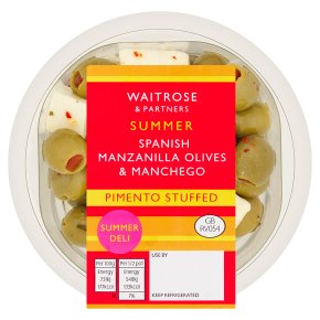 Waitrose Spanish Manzanilla Olives & Manchego