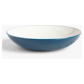 John Lewis Anyday Stoneware Pasta Bowl Navy